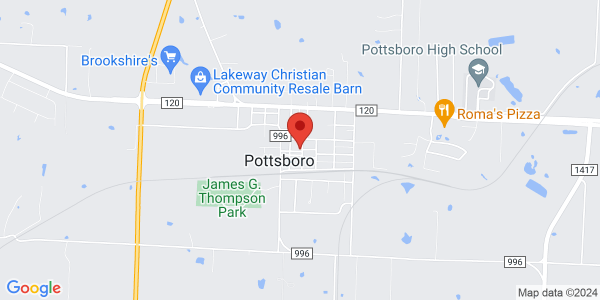 Map of Pottsboro Area Library